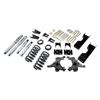 BELLTECH 689SP LOWERING KITS  Front And Rear Complete Kit W/ Street Performance Shocks 1992-1998 Chevrolet Silverado/Sierra C1500 (Std Cab ext 454 SS) 4 in. or 5 in. F/6 in. or 7 in. R drop W/ Street Performance Shocks