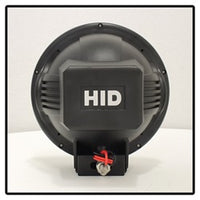( Spyder ) - 7 Inch HID 4x4 fog lights Black/Red Housing w/wiring W/Switch- Chrome