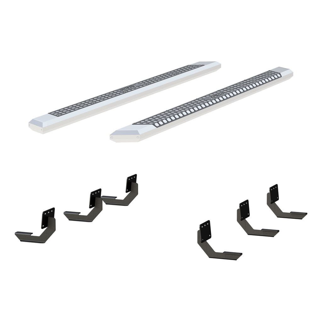 AdvantEDGE 5-1/2" x 91" Chrome Aluminum Side Bars Select Ram 1500 Crew Cab