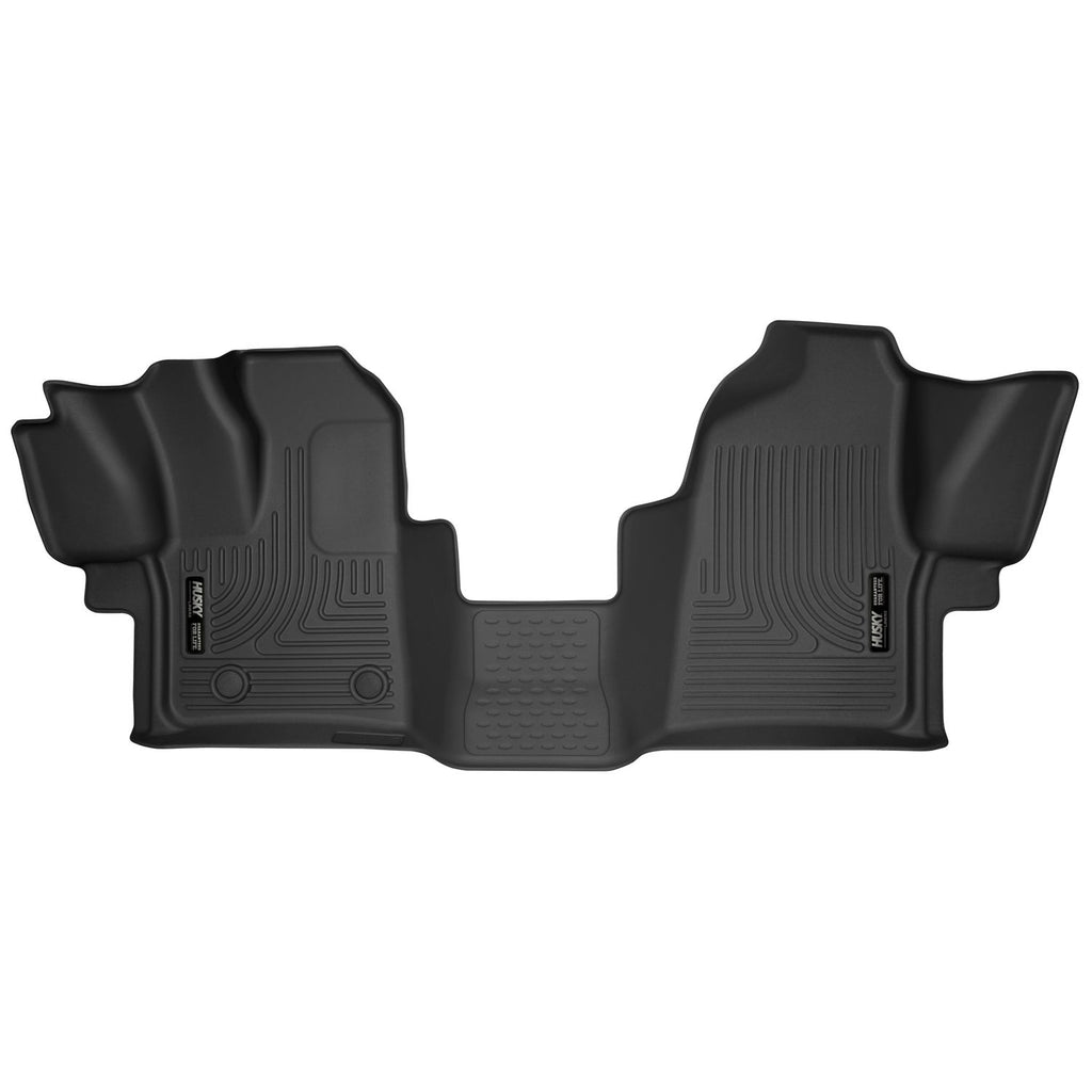 Husky Liners 53481 | Husky Liners Front Floor Liners, Fits 15-16 TRANSIT-150 TRANSIT-250 TRANSIT-350 FRONT FLOOR LINERS X-ACT CONTOUR BLACK