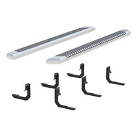AdvantEDGE 5-1/2" x 85" Chrome Aluminum Side Bars Select Nissan Titan XD