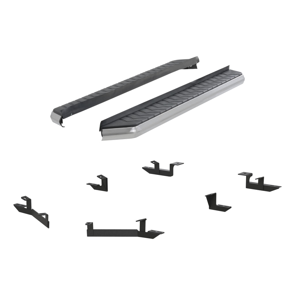 AeroTread 5" x 70" Polished Stainless Running Boards Select Toyota Highlander