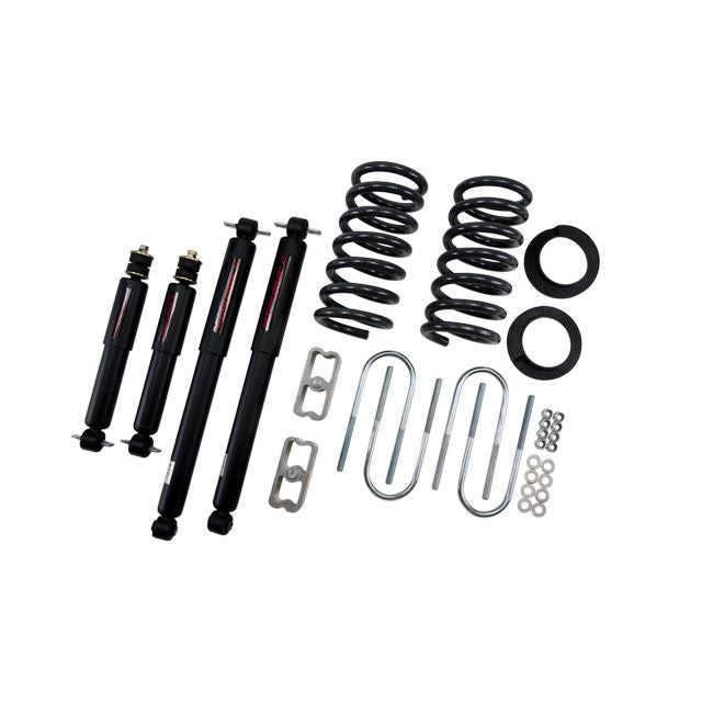 BELLTECH 618ND LOWERING KITS  Front And Rear Complete Kit W/ Nitro Drop 2 Shocks 1982-2004 Chevrolet S10/S15 Pickup 4&6 cyl. (Ext Cab) 2 in. or 3 in. F/3 in. R drop W/ Nitro Drop II Shocks