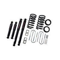 BELLTECH 618ND LOWERING KITS  Front And Rear Complete Kit W/ Nitro Drop 2 Shocks 1982-2004 Chevrolet S10/S15 Pickup 4&6 cyl. (Ext Cab) 2 in. or 3 in. F/3 in. R drop W/ Nitro Drop II Shocks