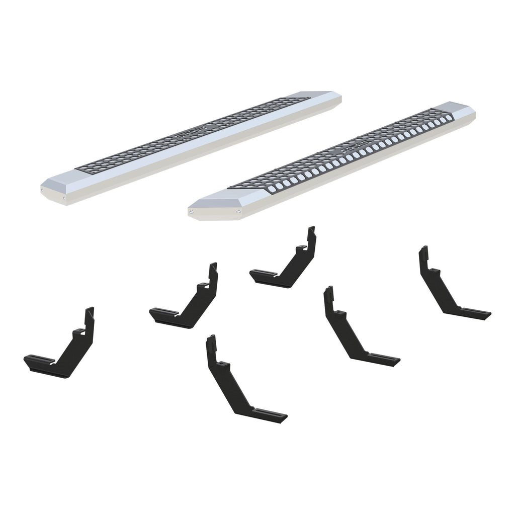 AdvantEDGE 5-1/2" x 75" Chrome Aluminum Side Bars Select Colorado Canyon