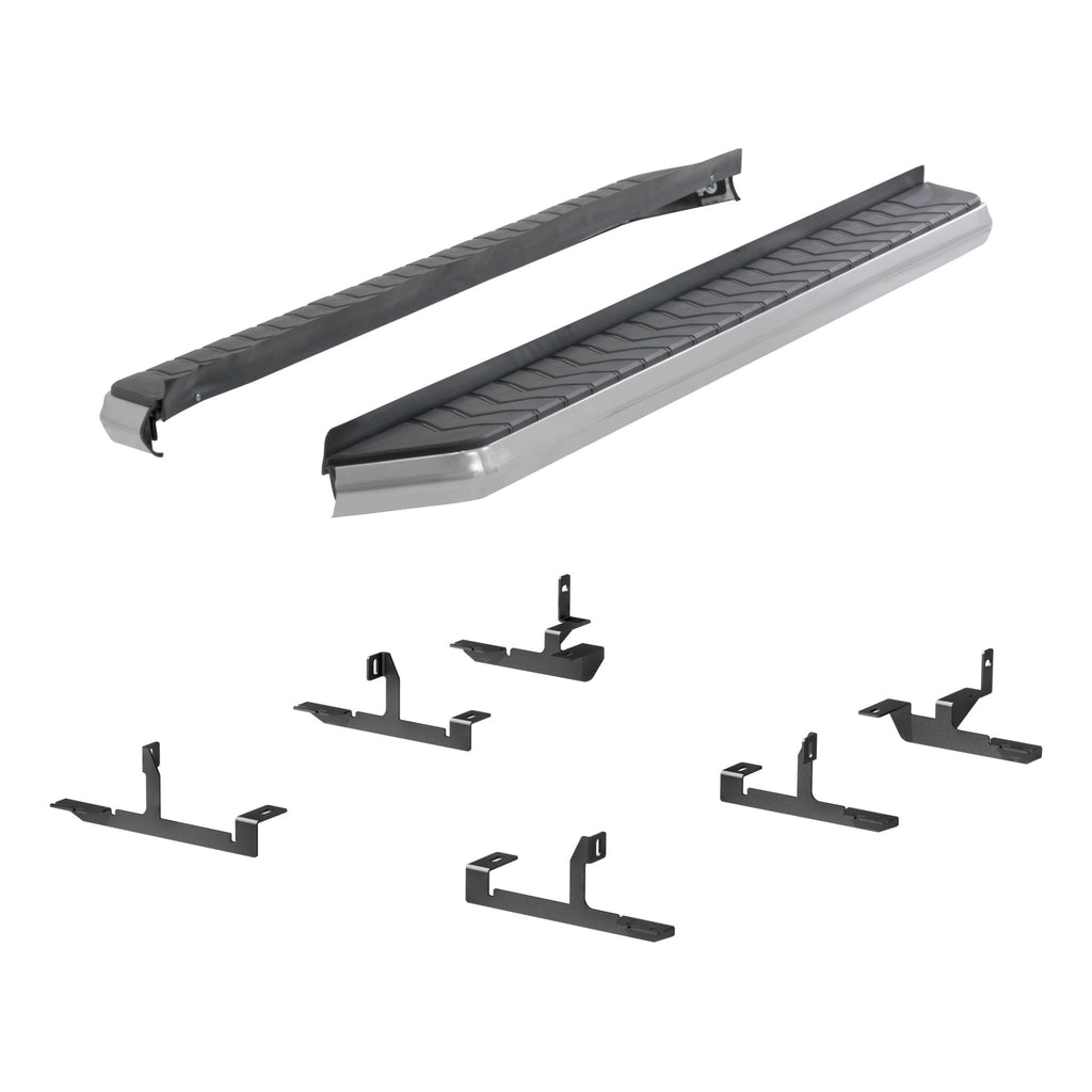 AeroTread 5" x 76" Polished Stainless Running Boards Select Enclave Traverse