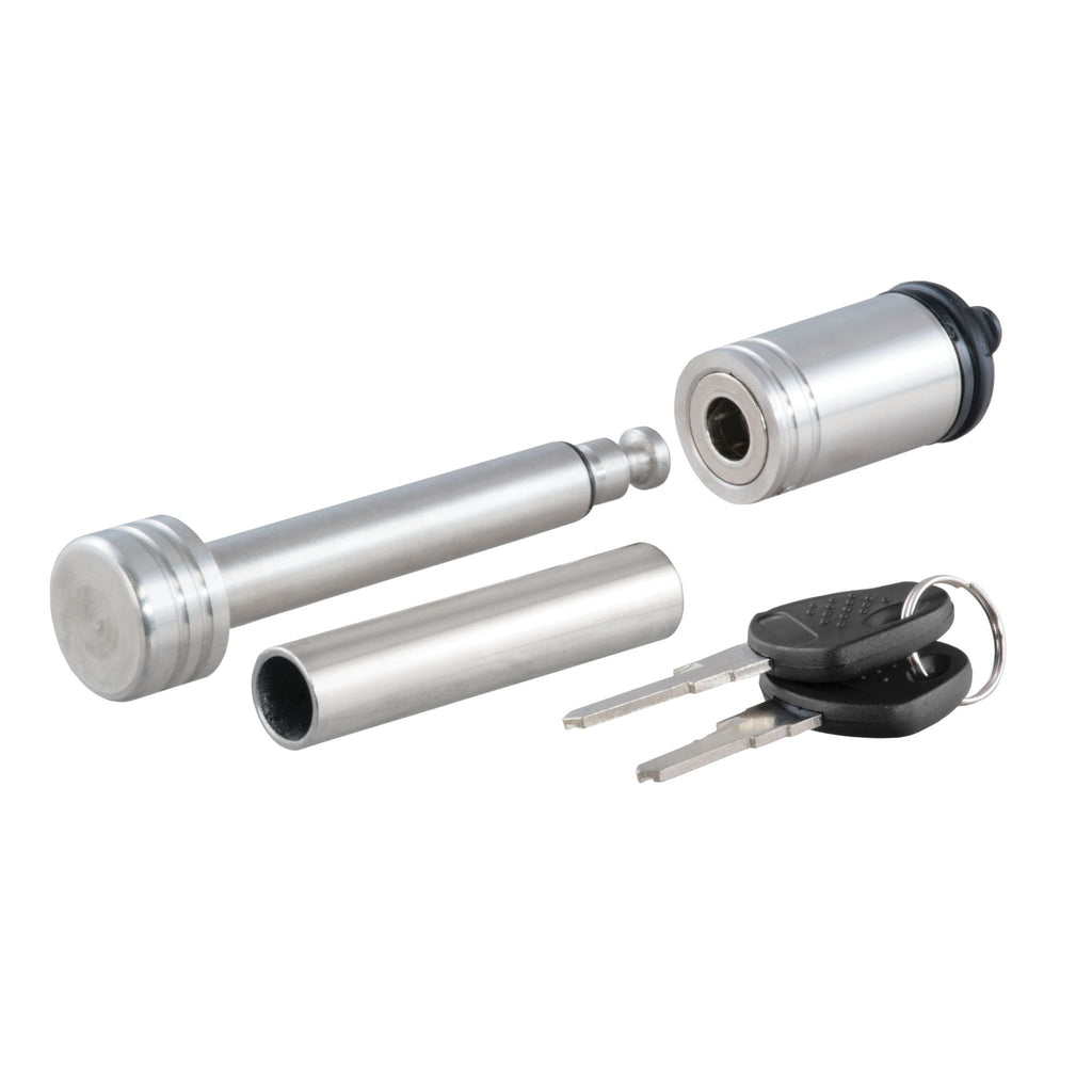 1/2" Hitch Lock with 5/8" Adapter (1-1/4" or 2" Receiver Barbell Stainless)
