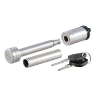 1/2" Hitch Lock with 5/8" Adapter (1-1/4" or 2" Receiver Barbell Stainless)