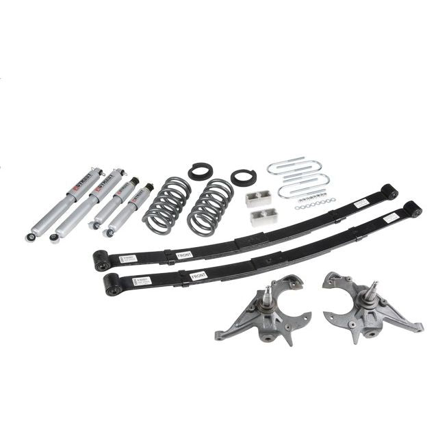 BELLTECH 631SP LOWERING KITS  Front And Rear Complete Kit W/ Street Performance Shocks 1995-1997 Chevrolet Blazer/Jimmy 4 cyl. 4 in. or 5 in. F/5 in. R W/ Street Performance Shocks