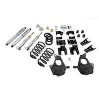 BELLTECH 643SP LOWERING KITS  Front And Rear Complete Kit W/ Street Performance Shocks 2007-2013 Chevrolet Silverado/Sierra (Std Cab) 3 in. or 4 in. F/5 in. or 6 in. R drop W/ Street Performance Shocks