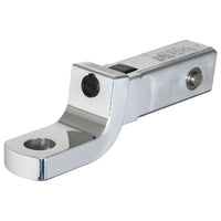 Aluminum ball mount with integrated lock system 2'' drop 1'' rise, 1'' ball hole