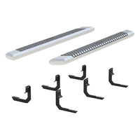 AdvantEDGE 5-1/2" x 75" Chrome Aluminum Side Bars Select Nissan Titan