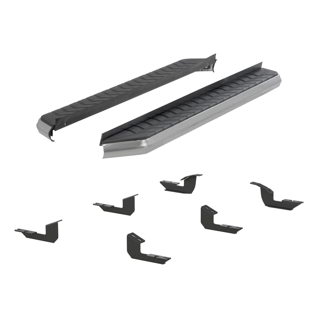 AeroTread 5" x 67" Polished Stainless Running Boards Select Toyota 4Runner