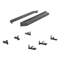 AeroTread 5" x 73" Black Stainless Running Boards Select Nissan Pathfinder