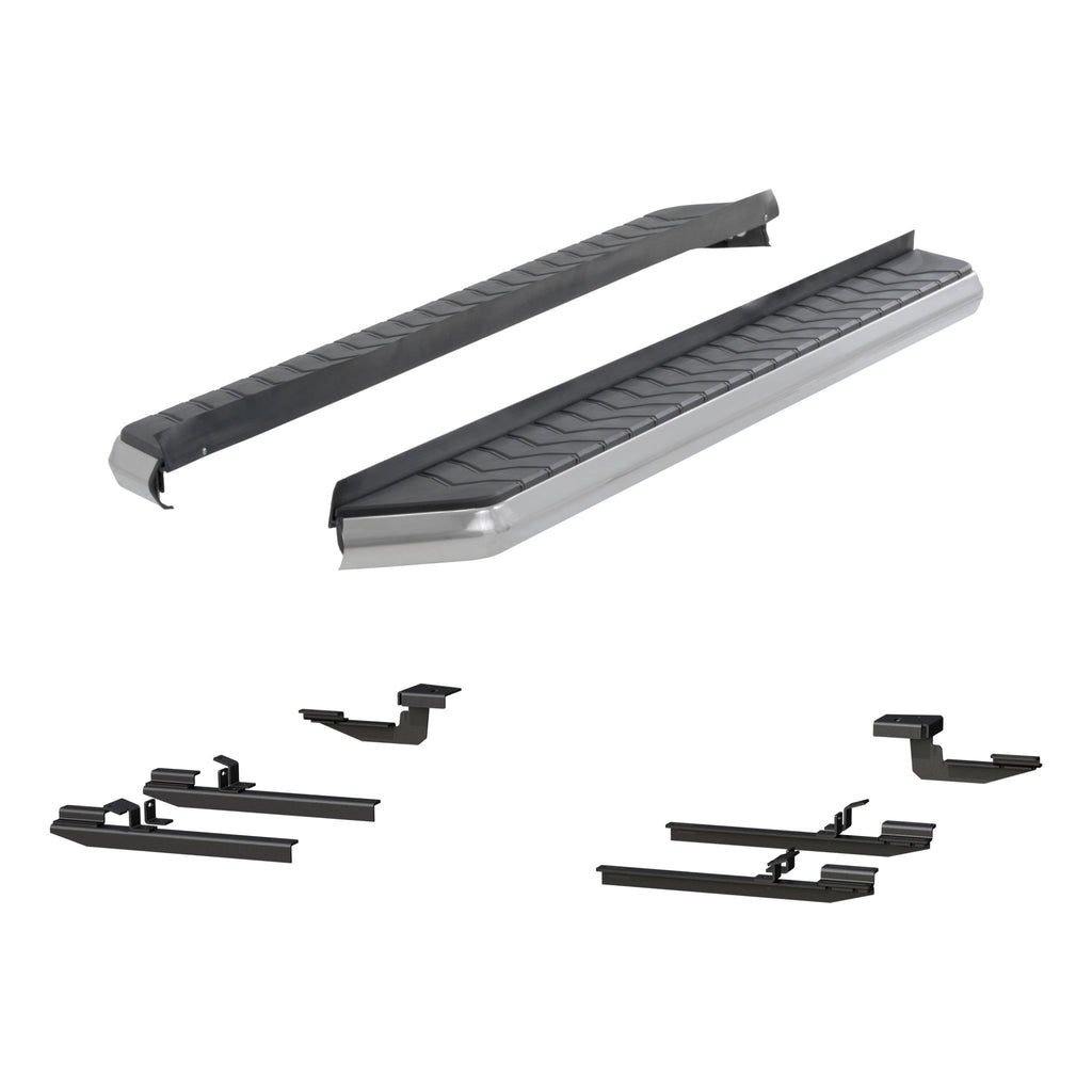 AeroTread 5" x 70" Polished Stainless Running Boards Select Nissan Rogue