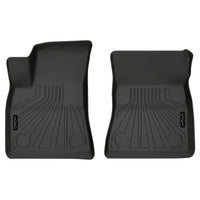 Husky Liners 70441 | Husky Liners Front Floor Liners, Fits 18 TESLA 3 BLACK FRONT FLOOR LINERS