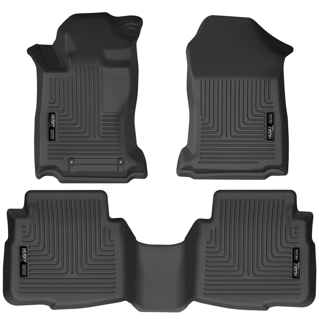 Husky Liners 95541 | Husky Liners Front & 2nd Seat Floor Liners, Fits 2020 Subaru Outback