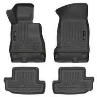 Husky Liners 99121 | Husky Liners Front & 2nd Seat Floor Liners, Fits 16-C CAMARO FRONT & 2ND SEAT FLOOR LINERS WEATHERBEATER SERIES BLACK