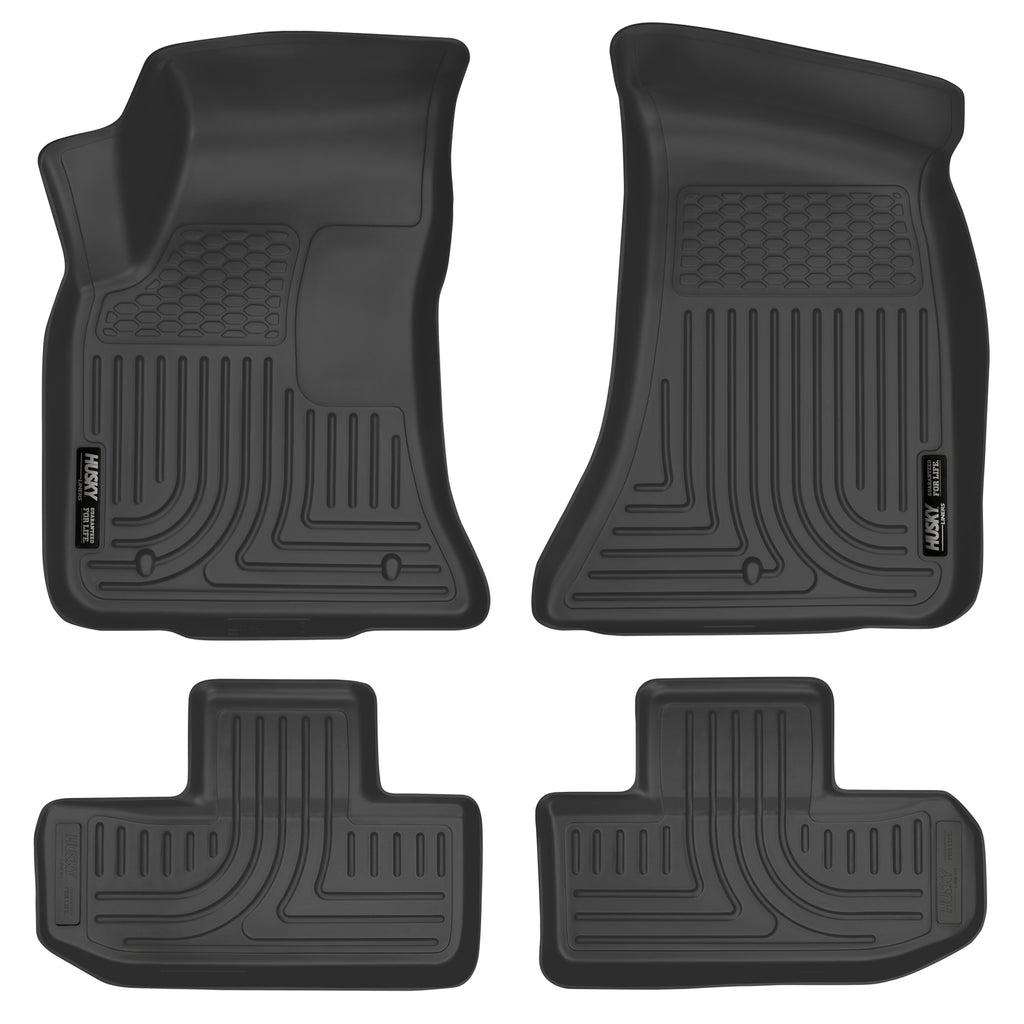 Husky Liners 99171 | Husky Liners Front & 2nd Seat Floor Liners, Fits 16-17 CHALLENGER WEATHERBEATER SERIES BLACK