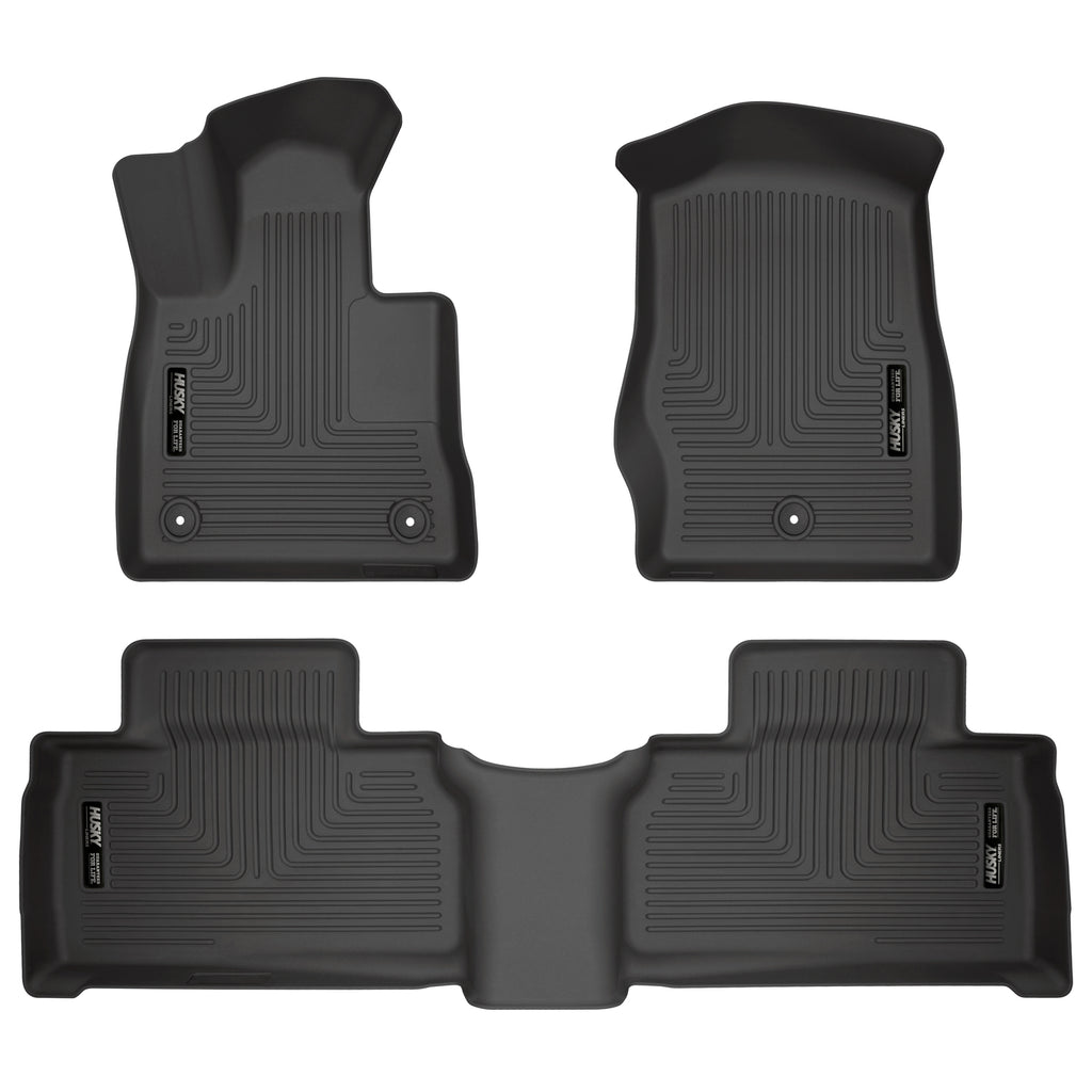 Husky Liners 99321 | Husky Liners Front & 2nd Seat Floor Liners, Fits 20-C EXPLORER FRONT & 2ND SEAT FLOOR LINERS BLACK