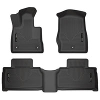 Husky Liners 99321 | Husky Liners Front & 2nd Seat Floor Liners, Fits 20-C EXPLORER FRONT & 2ND SEAT FLOOR LINERS BLACK