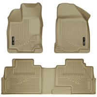 Husky Liners 99763 | Husky Liners Front & 2nd Seat Floor Liners, Fits 07-14 EDGE 07-15 MKX FRONT/2ND SEAT LINERS WEATHERBEATER TAN