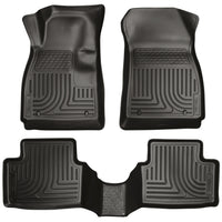 Husky Liners 99791 | Husky Liners Front & 2nd Seat Floor Liners, Fits 14-16 6 GRAND TOURING/SPORT/TOURING FRONT/2ND SEAT FLOOR LINERS BLACK