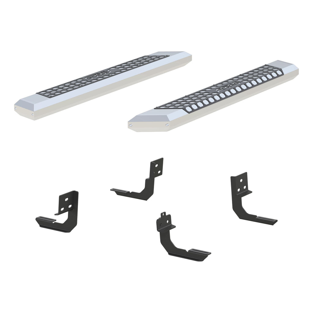AdvantEDGE 5-1/2" x 53" Chrome Aluminum Side Bars Select Ram 1500 2500 3500
