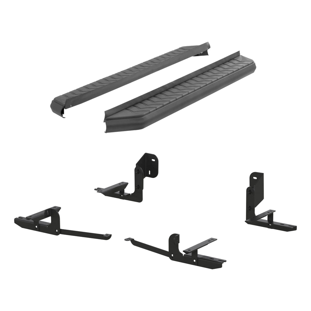 AeroTread 5" x 70" Black Stainless Running Boards Select Nissan Pathfinder