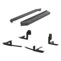 AeroTread 5" x 70" Black Stainless Running Boards Select Nissan Pathfinder