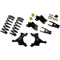 BELLTECH 969 LOWERING KITS  Front And Rear Complete Kit W/O Shocks 1988-1991 Chevrolet Silverado/Sierra C1500 (Std Cab) 3 in. F/4 in. R drop W/O Shocks