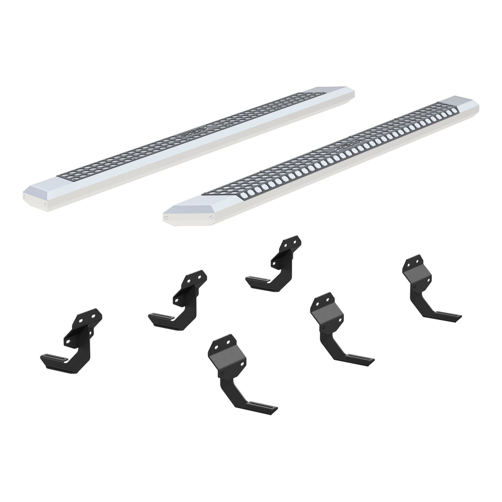 AdvantEDGE 5-1/2" x 91" Chrome Aluminum Side Bars Select Ford F150 F250 F350
