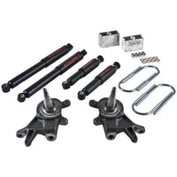 BELLTECH 440ND LOWERING KITS  Front And Rear Complete Kit W/ Nitro Drop 2 Shocks 1983-1997 Nissan Pickup & Hardbody 2 in. F/3 in. R drop W/ Nitro Drop II Shocks