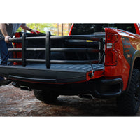AMP Research 74841-01A Black BedXTender HD Max Truck Bed Extender for 2019-2020 Chevrolet Silverado/GMC Sierra 1500 2020 Chevrolet Silverado/GMC Sierra 2500/3500 Excl models with Multipro Tailgate Standard Bed
