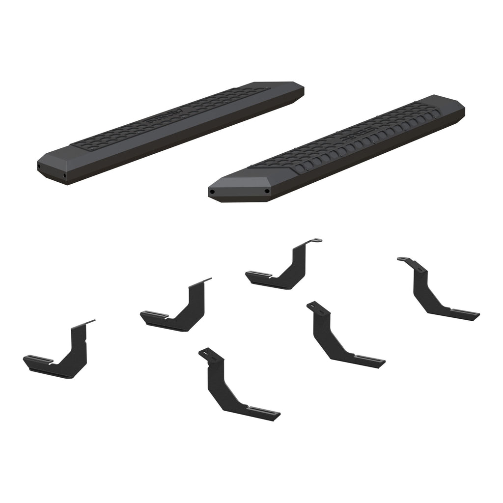 AdvantEDGE 5-1/2" x 53" Black Aluminum Side Bars Select Toyota Tundra