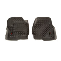 Floor Liner Front Pair Black; 17-18 Ford F-250