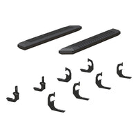 AdvantEDGE 5-1/2" x 53" Black Aluminum Side Bars Select Silverado Sierra
