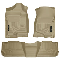 Husky Liners 98253 | Husky Liners Front & 2nd Seat Floor Liners, Fits 07-14 ESCALADE/TAHOE/YUKON(NOT HYBRID)W/2ND ROW BUCKET FRONT & 2ND SEAT FLOOR LINER TAN