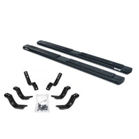 Go Rhino - 686404280T - 6in OE Xtreme Textured Black SideSteps Kit - 80in Long bars + Brackets
