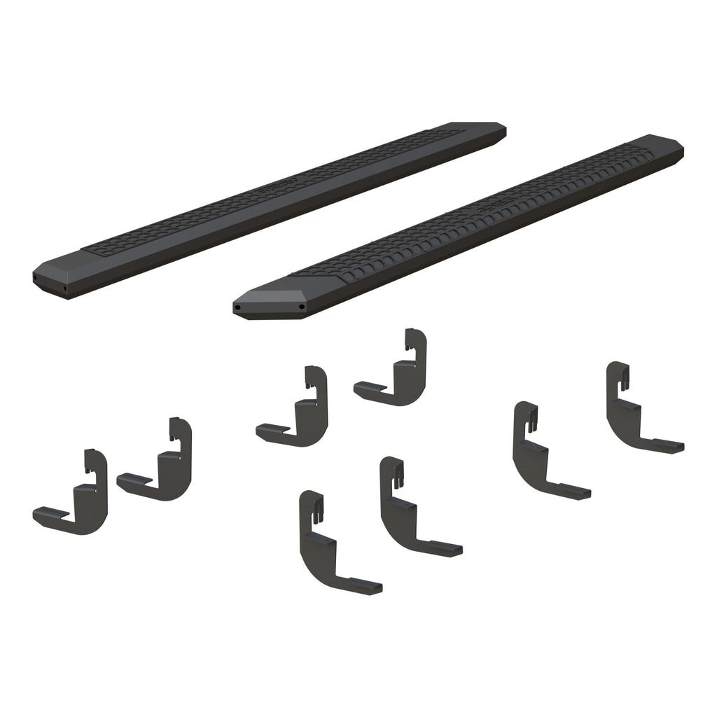 AdvantEDGE 5-1/2" x 91" Black Aluminum Side Bars Select Silverado Sierra Crew