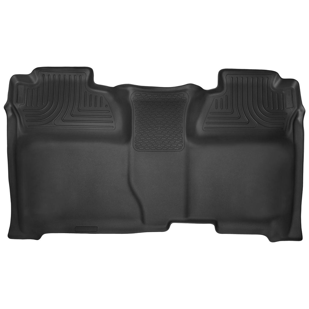 Husky Liners 53901 | Husky Liners 2nd Seat Floor Liner (Full Coverage), Fits 14-18 SILVERADO/SIERRA CREW CAB 2ND SEAT FLOOR LINER (FULL COVERAGE) X-ACT CONTOUR SERIES BLACK