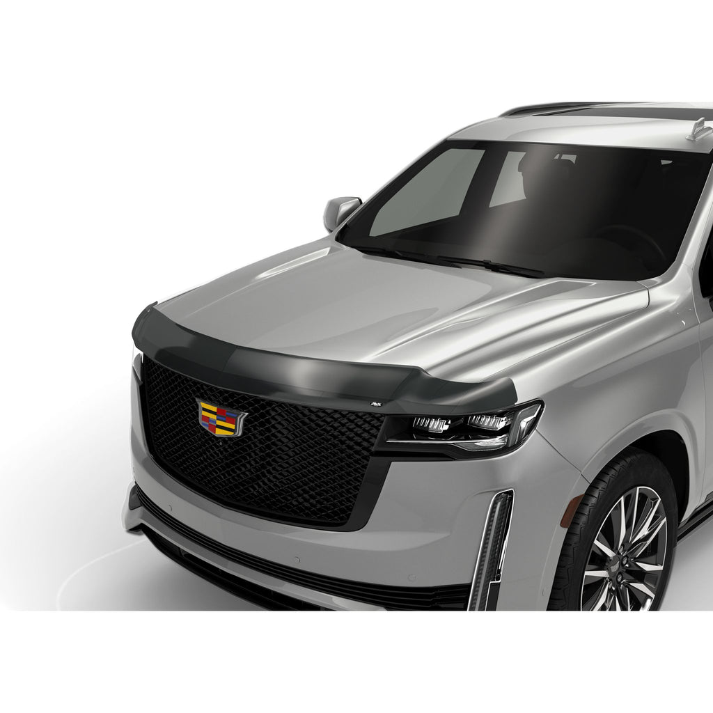 Auto Ventshade 25970 Bugflector II Dark Smoke Hood Shield for 2021-2022 Cadillac Escalade/Escalade ESV