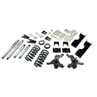 BELLTECH 697SP LOWERING KITS  Front And Rear Complete Kit W/ Street Performance Shocks 1988-1991 Chevrolet Silverado/Sierra C1500 (Std Cab ext 454 SS) 4 in. or 5 in. F/6 in. or 7 in. R drop W/ Street Performance Shocks