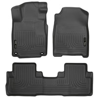 Husky Liners 98471 | Husky Liners Front & 2nd Seat Floor Liners, Fits 16-16 CRV FITS ALL MODELS. FRONT & 2ND SEAT FLOOR LINERS (FOOTWELL COVERAGE) WEA