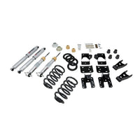 BELLTECH 642SP LOWERING KITS  Front And Rear Complete Kit W/ Street Performance Shocks 2007-2013 Chevrolet Silverado/Sierra (Std Cab) 1 in. or 2 in. F/4 in. R drop W/ Street Performance Shocks