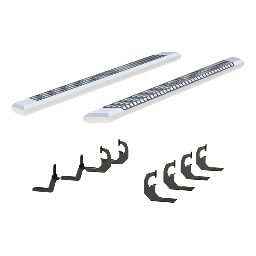 AdvantEDGE 5-1/2" x 91" Chrome Aluminum Side Bars Select Silverado Sierra