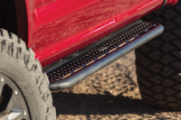 Go Rhino - D64505T - D6 Dominator Steel Side Steps-Black Textured Powdercoat with Mounting Brackets
