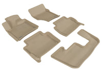 3D MAXpider AUDI Q7 WITH BENCH 2ND ROW 2007-2015 KAGU TAN R1 R2 R3