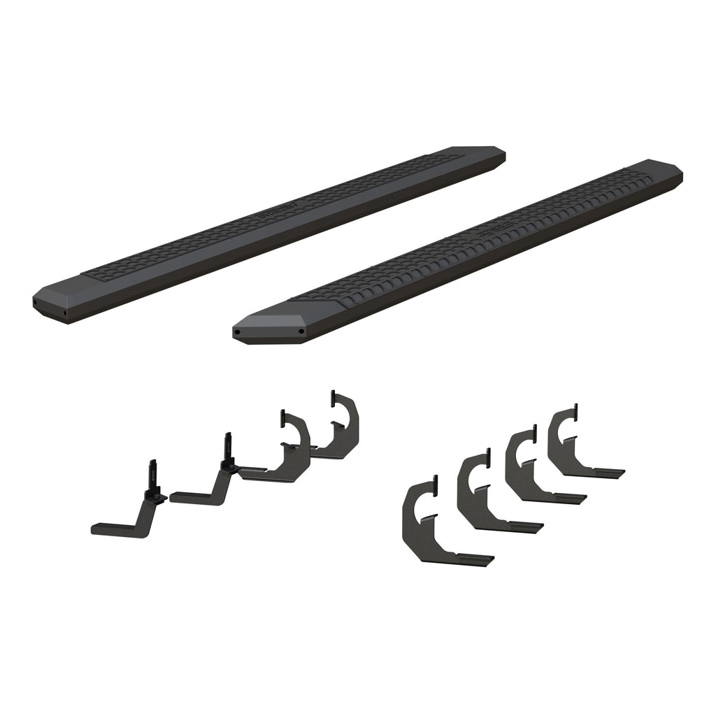 AdvantEDGE 5-1/2" x 91" Black Aluminum Side Bars Select Silverado Sierra