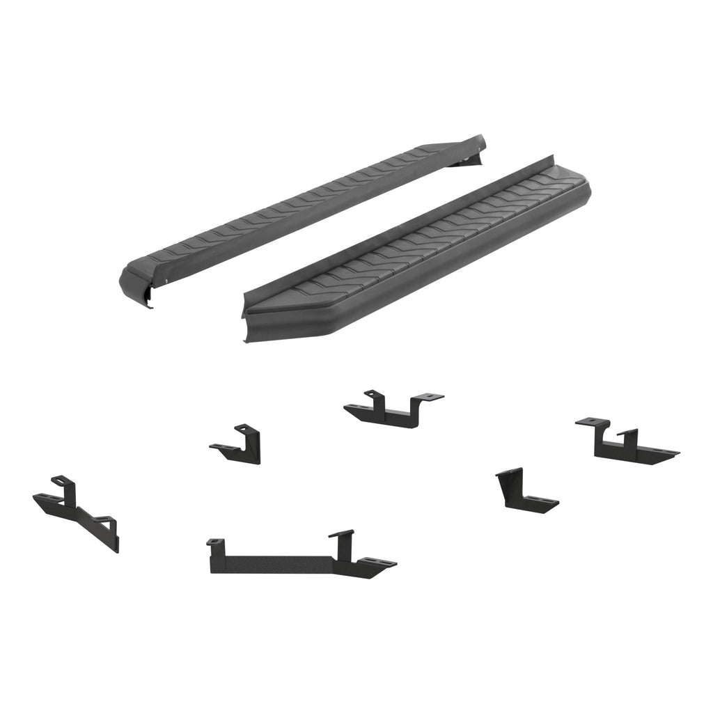 AeroTread 5" x 70" Black Stainless Running Boards Select Toyota Highlander